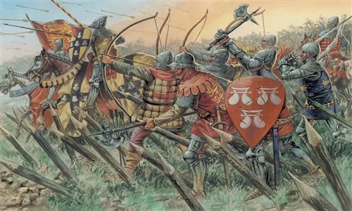 Modell 6027 - ENGLISH KNIGHTS AND ARCHERS (100 YEARS WAR) (1:72)