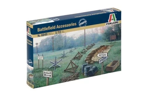 Modell motorkerékpár 6049 - WWII - BATTLEFIELD ACCESSORIES (1:72)