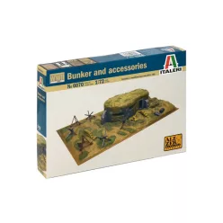Modell diorama 6070 - WWII - BUNKER AND ACCESSORIES (1:72)