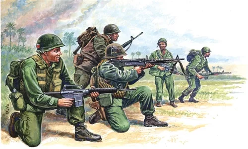 Modell 6078 - VIETNAM WAR - AMERICAN SPECIAL FORCES (1:72)