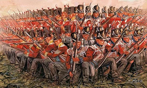 Modell 6095 - NAPOLEONIC WARS - BRITISH INFANTRY 1815 (1:72)