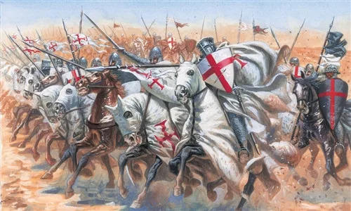 Modell 6125 - TEMPLAR KNIGHTS (MEDIEVAL ERA) (1:72)