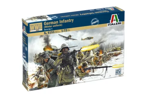 Modell 6151 - WWII - GERMAN INFANTRY (Winter Uniform) (1:72)