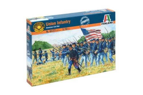 Modell 6177 - UNION INFANTRY (AMERICAN CIVIL WAR) (1:72)