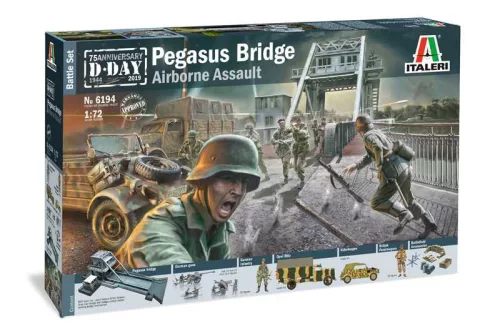 Modell diorama 6194 - Pegasus Bridge Airborne Assault (1:72)