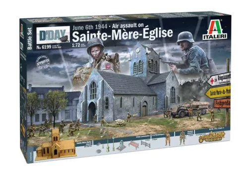 Modell diorama 6199 - Battle of Normandy: Saint-Mere-Église 6 June 1944 (1:72)