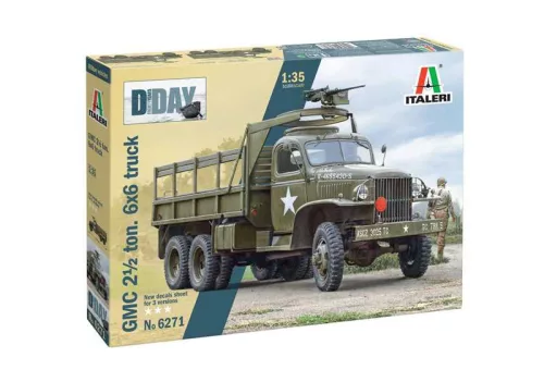 Katonai modell 6271 - GMC 2 1/2 ton. 6x6 teherautó (1:35)