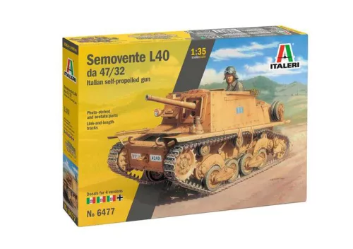 Katonai modell 6477 - Semovente L40 da 47/32 (1:35)