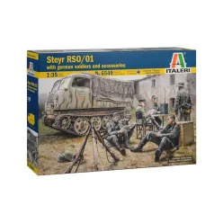   Katonai modell 6549 - STEYR RSO/01 with GERMAN SOLDIERS (1:35)