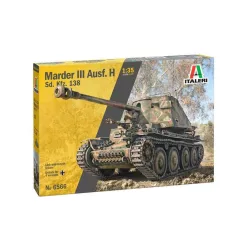   Katonai modell 6566 - Sd.Kfz 138 Ausf. H Marder III with crew (1:35)