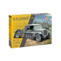   Katonai modell 6595 - Sd. Kfz. 10 Demag with Le. IG18 and Crew (1:35)