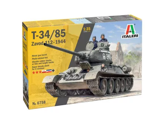 Tank modell 6758 - T34/85 Zavod 112 Mod. 1944 (1:35)