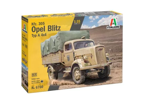 Katonai modell 6760 - Kfz. 305 Opel Blitz Typ A 4x4 (1:35)