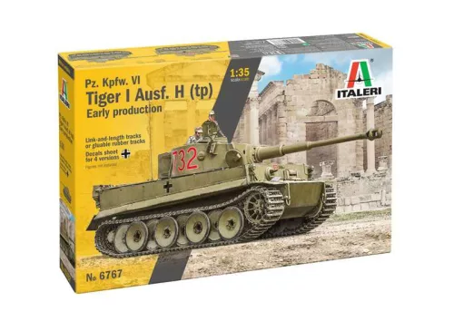 Tank modell 6767 - Pz. Kpfw. VI Tiger I Ausf. E/H1 (1:35)