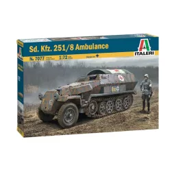 Katonai modell 7077 - Sd.Kfz. 251/8 Ambulance (1:72)