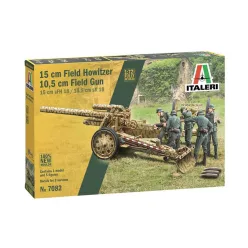   Katonai modell 7082 - 15 cm Field Howitzer / 10,5 cm Field Gun (1:72)