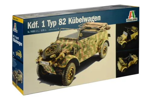 Katonai modell 7405 - Kdf.1 Typ 82 Kübelwagen (1:9)