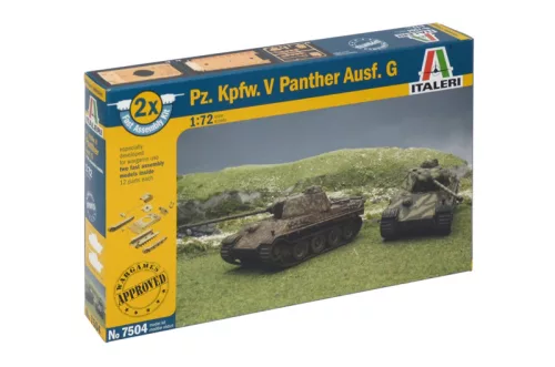 Fast Assembly tank 7504 - Pz.Kpfw.V PANTHER Ausf.G (1:72)