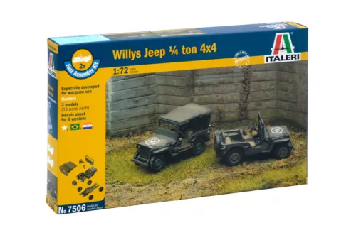Fast Assembly military 7506 - 1/4 Ton 4x4 teherautó (1:72)