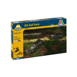 Fast Assembly military 7509 - M3A1 HALF TRACK (1:72)