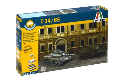 Fast Assembly tank 7515 - T-34/85 (1:72)