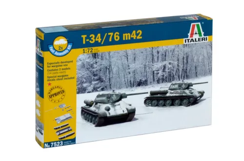 Fast Assembly tank 7523 - T 34 / 76 m42 (1:72)