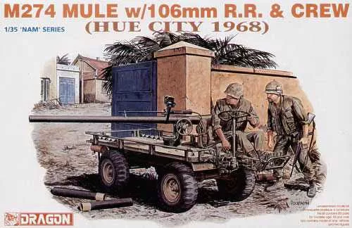 Modell 3315 - M274 MULE w/106mm R.R. & CREW (HUE CITY 1968) (1:35)