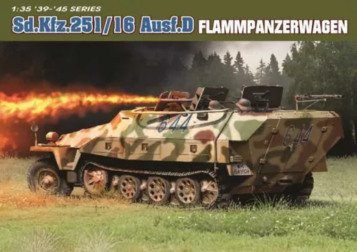 Katonai modell 6219 - Sd.Kfz.251/16 Ausf.D (1:35)