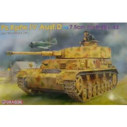   Tank modell 6330 - Pz.Kpfw.IV Ausf.D mit 7.5cm Kw.K 40 L/43 (1:35)