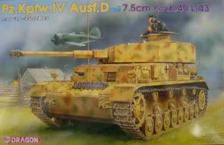 Tank modell 6330 - Pz.Kpfw.IV Ausf.D mit 7.5cm Kw.K 40 L/43 (1:35)