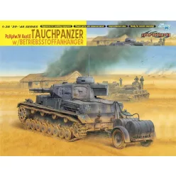   Tank modell 6402 - Pz.Kpfw.IV Ausf.E TAUCHPANZER w/BETRIEBSSTOFFANHÄNGER (1:35)