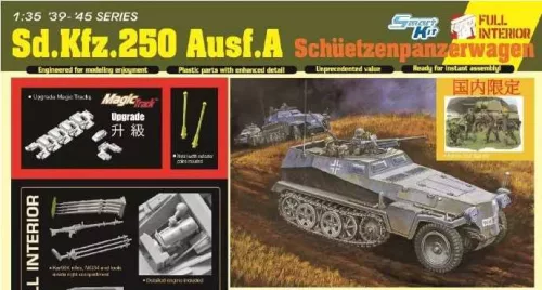 Katonai modell 6426 - Sd.Kfz. 250 Ausf.A Schützenpanzerwagen (1:35)