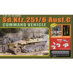   Katonai modell 6442 - Sd.Kfz.251/6 Ausf.C COMMAND VEHICLE (1:35)