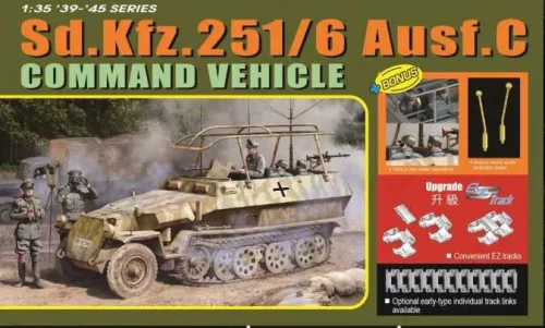 Katonai modell 6442 - Sd.Kfz.251/6 Ausf.C COMMAND VEHICLE (1:35)