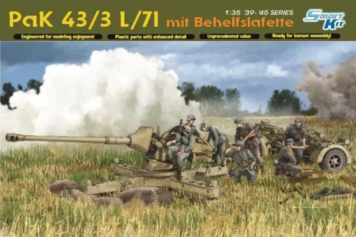 Katonai modell 6522 - PaK 43/3 L/71 MIT BEHELFSLAFETTE (1:35)