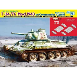   Tank modell 6621 - T-34/76 Mod.1943 w/Commander Cupola No. 112 Factory (1:35)