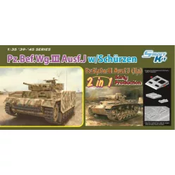   Tank modell 6628 - Pz.Bef.Wg.III Ausf.J / Pz.III Ausf.J (Tp) Early Production (2 in 1) (1:35)