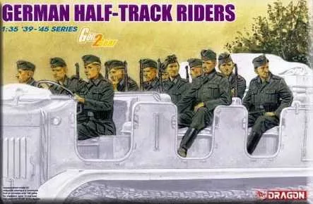 Modell 6671 - GERMAN HALF-TRACK RIDERS (1:35)