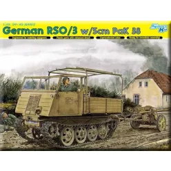   Katonai modell 6684 - GERMAN RSO/03 ARTILLERY TRACTOR w/5cm PaK 38 (SMART KIT) (1:35)