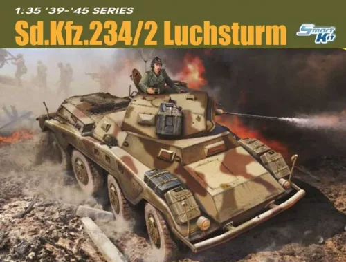 Katonai modell 6696 - Sd.Kfz. 234/2 LUCHSTRUM (1:35)
