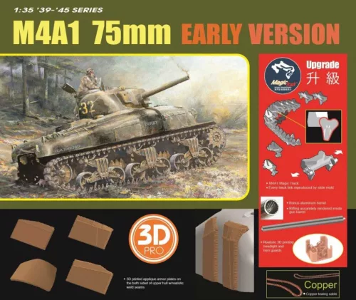 Tank modell 6701 - M4A1 EARLY PRODUCTION (1:35)