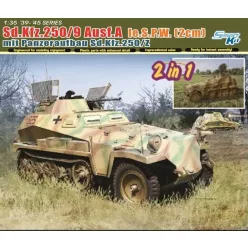   Katonai modell 6859 - Sd.Kfz.250/9 le.S.P.W. mit PANZERAUFBAU Sd.Kfz.250/Z (1:35)