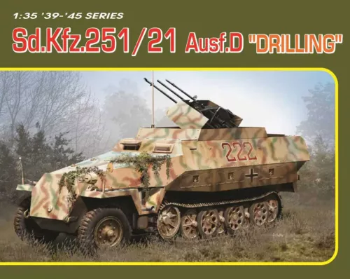 Katonai modell 6862 - Sd.Kfz.251/21 Ausf.D DRILLING (1:35)