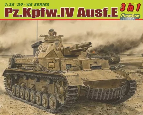 Tank modell 6874 - Pz.Kpfw.IV Ausf.E (3 in 1) (1:35)