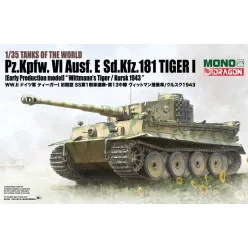 Tank modell MD006 - TIGER I EARLY PRODUCTION (1:35)