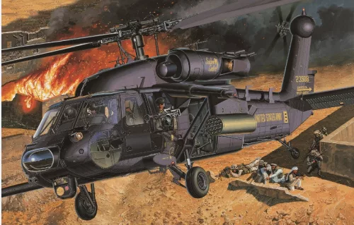 Helikopter modell 12115 - AH-60L DAP (1:35)