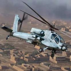   Helikopter modell 12129 - AH-64A ANG "South Carolina" (1:35)