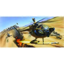 Helikopter modell 12250 - HUGHES 500D TOW HELICOPTER (1:48)