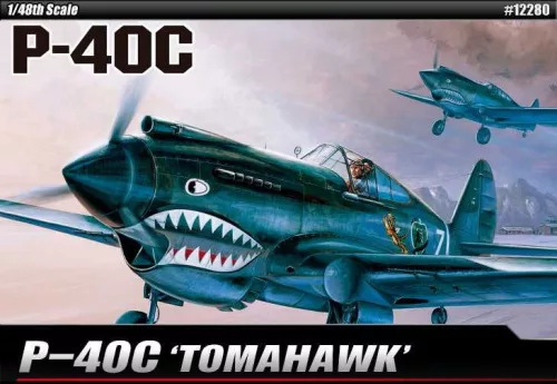 Repülőgép modell 12280 - P-40C (1:48)
