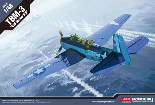 Repülőgép modell 12285 - TBM-3 "USS BUNKERHILL" (1:48)